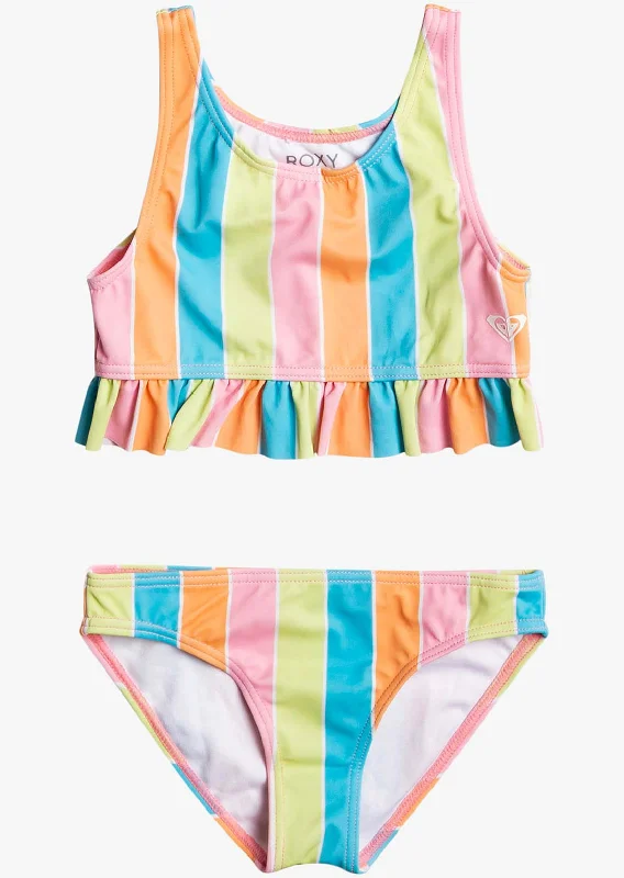 Roxy Junior Colors Of The Sun Crop Top Set