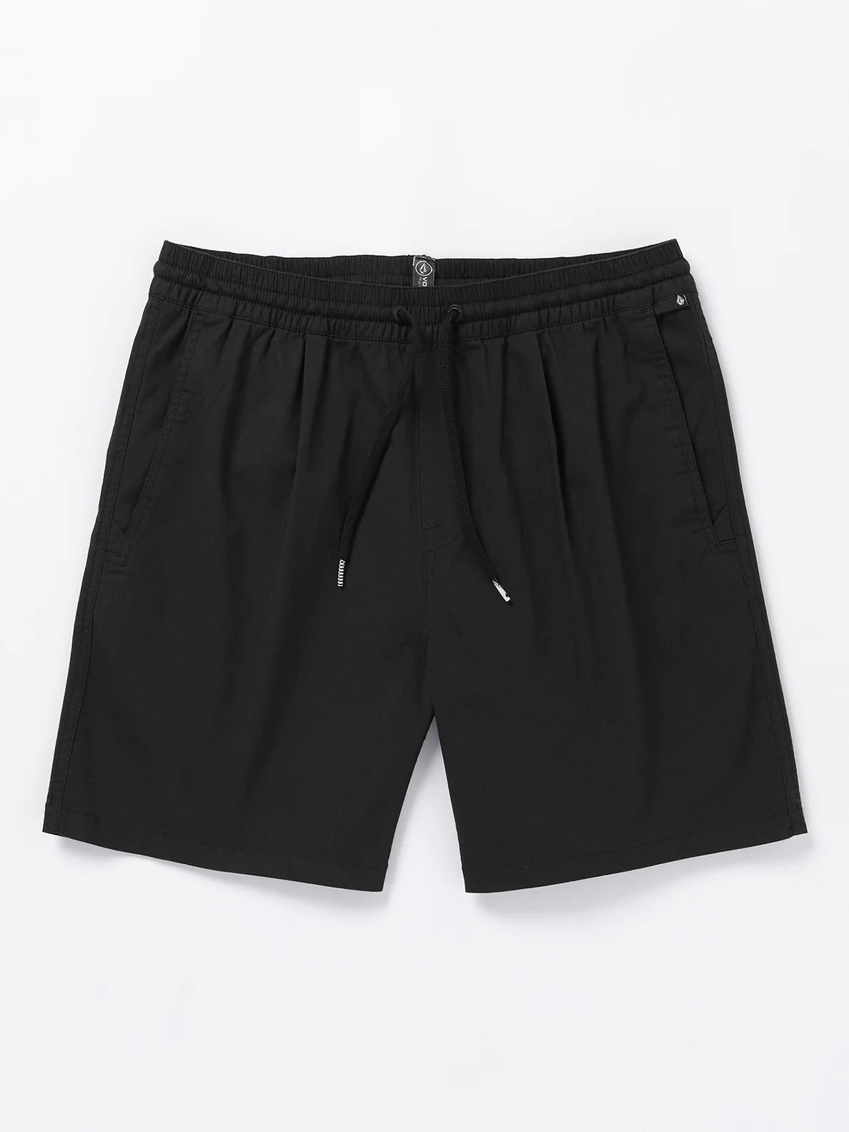 VOLCOM VILLA RUE ELASTIC WAIST SHORT BLACK