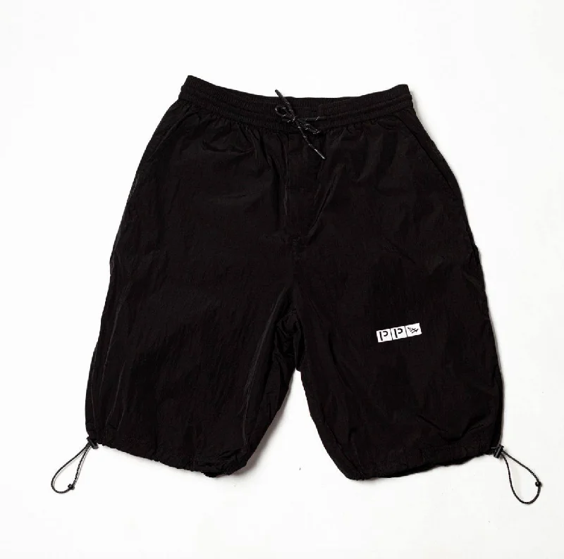 Paper Plane Parachute Short-Black