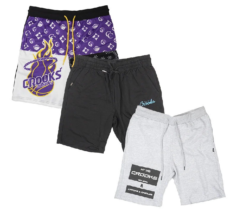 CROOKS & CASTLES ASSORTED SWEATSHORTS - CCSWS05