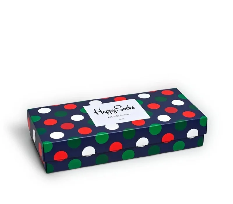 Happy Socks Big Dot Holiday 4 Pack Sock Box