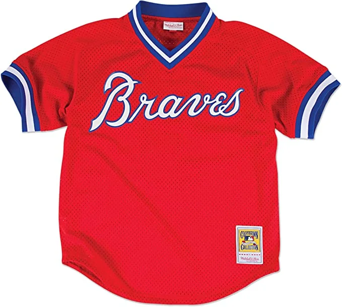 Mitchell & Ness Dale Murphy Atlanta Braves Men's Authentic 1980 BP Jersey - Red