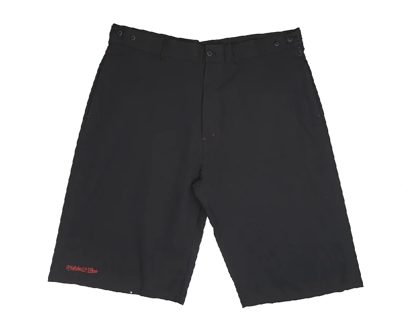 MITCHELL & NESS TENNIS SHORTS BLACK - MQS604