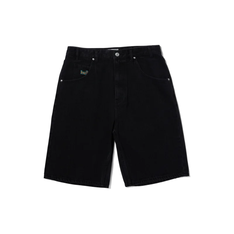 HUF CROMER SHORT WASHED BLACK