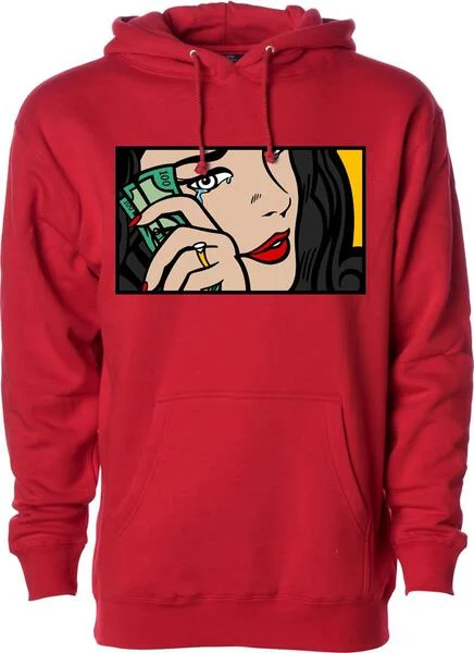 MV Love and Hate Hoodie - Red