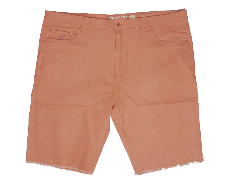 BORN FLY DENIM SHORTS CORAL - 2305D4734