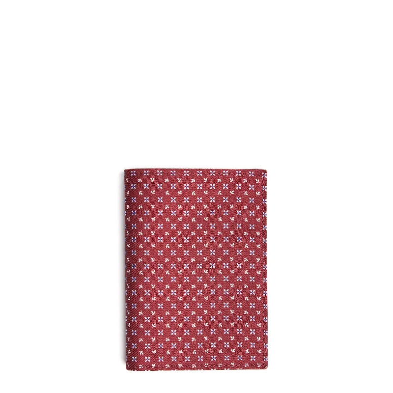 BURGUNDY VERTICAL WALLET