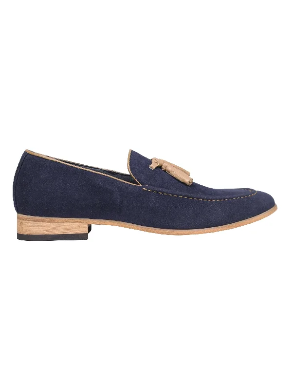 SUEDE - FAUX LEATHER TASSEL LOAFERS