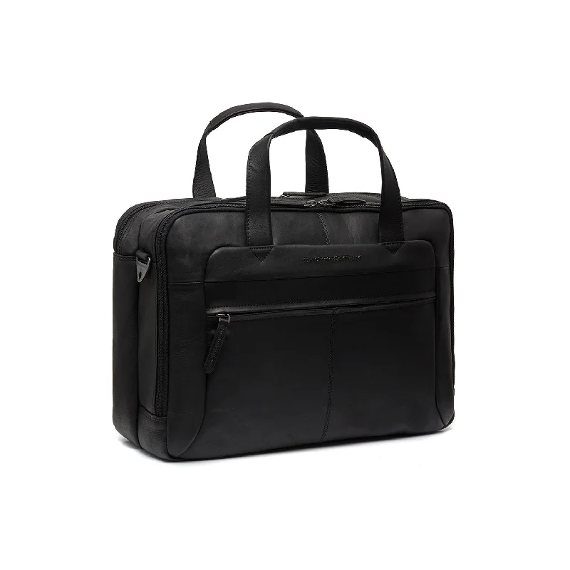 Leather Laptop Bag - The Chesterfield Brand Ryan Black