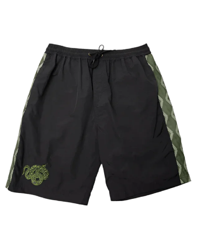 PASSPORT COILED RPET CASUAL SHORT BLACK