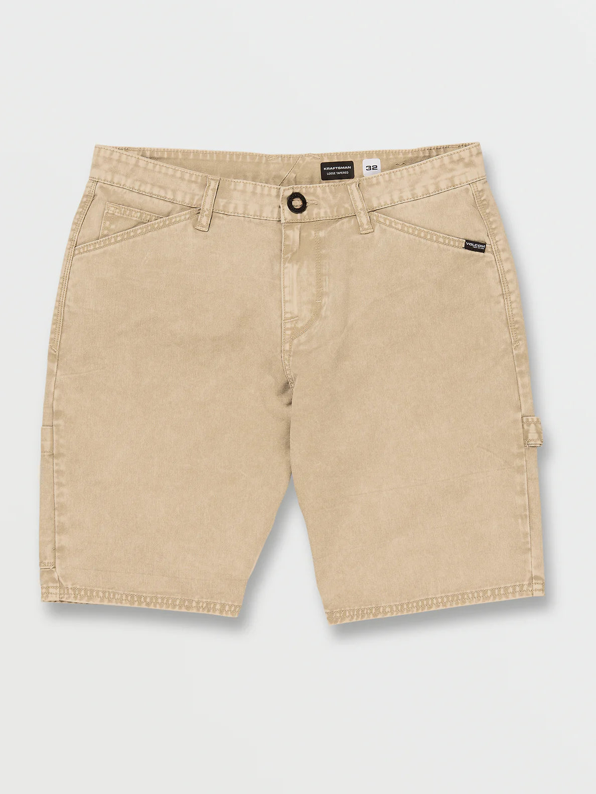 VOLCOM KRAFTSMAN DENIM SHORT 21 ALMOND