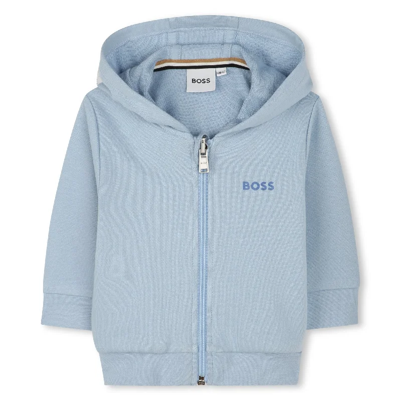 Hugo Boss Toddler Classic Zip Up Hoodie_ J52095