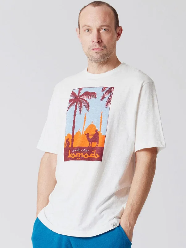 Desert Tours Organic Cotton T-shirt | Off-White