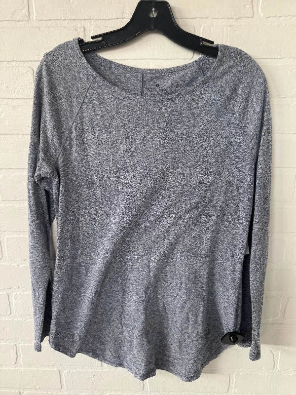 Athletic Top Long Sleeve Crewneck By Athleta In Blue, Size: S