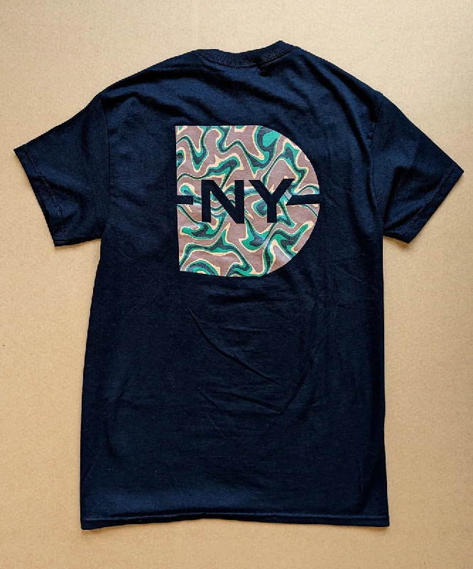 Dave's New York Camo Logo Short Sleeve T-shirt - Black