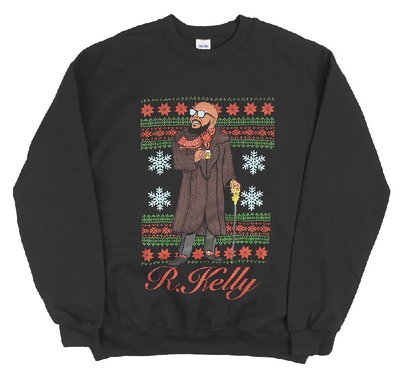 UGLY SWEATER CREWNECK BLACK - CHRISTMAS R.KELLY