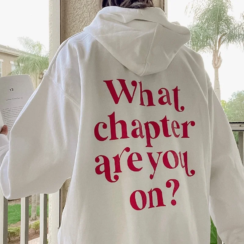 WHAT CHAPTER ARE YOU ON?