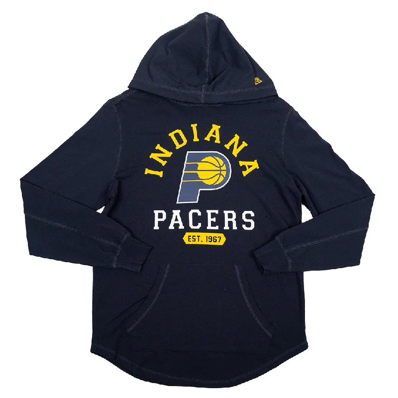 Adult Indiana Pacers Leisure Hooded Sweatshirt in Navy by New Era