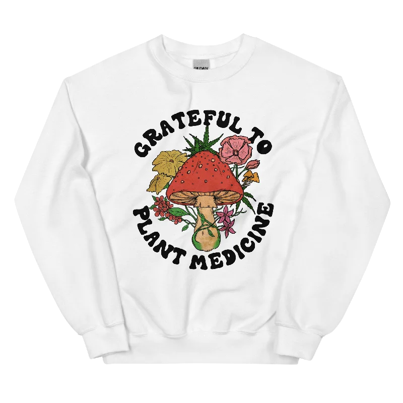 Grateful To Plants Graphic Sweatshirt