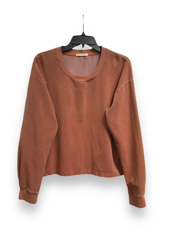 Top Long Sleeve Basic By Marine Layer In Orange, Size: Xl