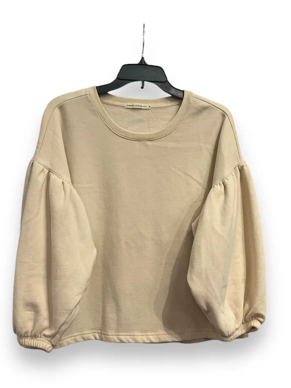 Top Long Sleeve Basic By Marine Layer In Cream, Size: Xl