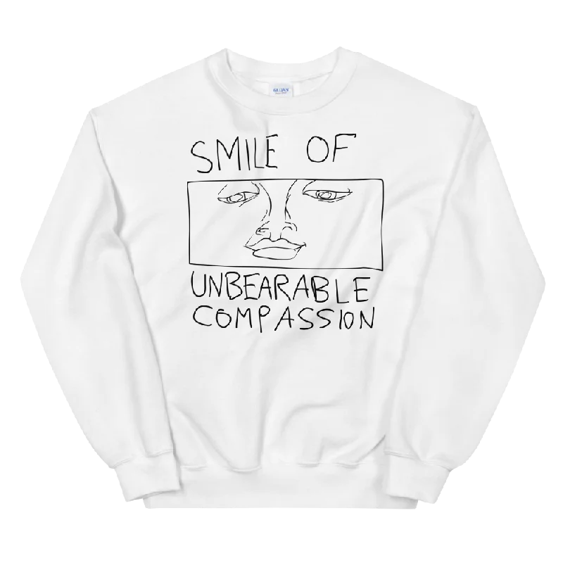 Smile Of Unbearable Compassion Doodle Graphic Sweatshirt