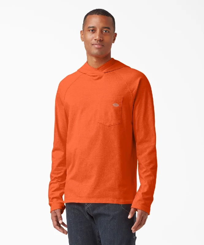 Dickies Cooling Performance Long Sleeve Sun Shirt - Bright Orange