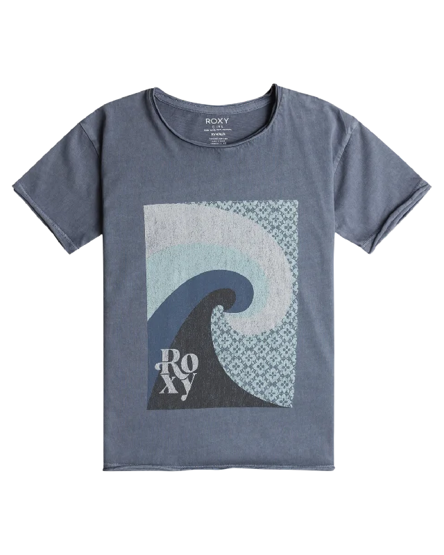 Girls Sapphire Moonlight T-Shirt in Wild Wind Blue