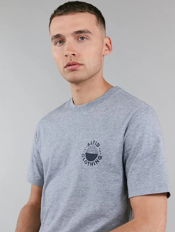 Low Carbon Cotton Graphic T-shirt | Grey