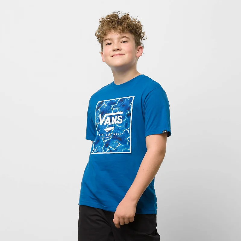 Vans By Print Box Youth Boy's S/S T-Shirt - Blue