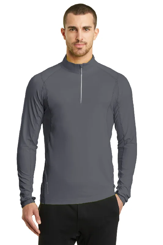 Ogio Mens Endurance Nexus Moisture Wicking 1/4 Zip Sweatshirt - Gear Grey