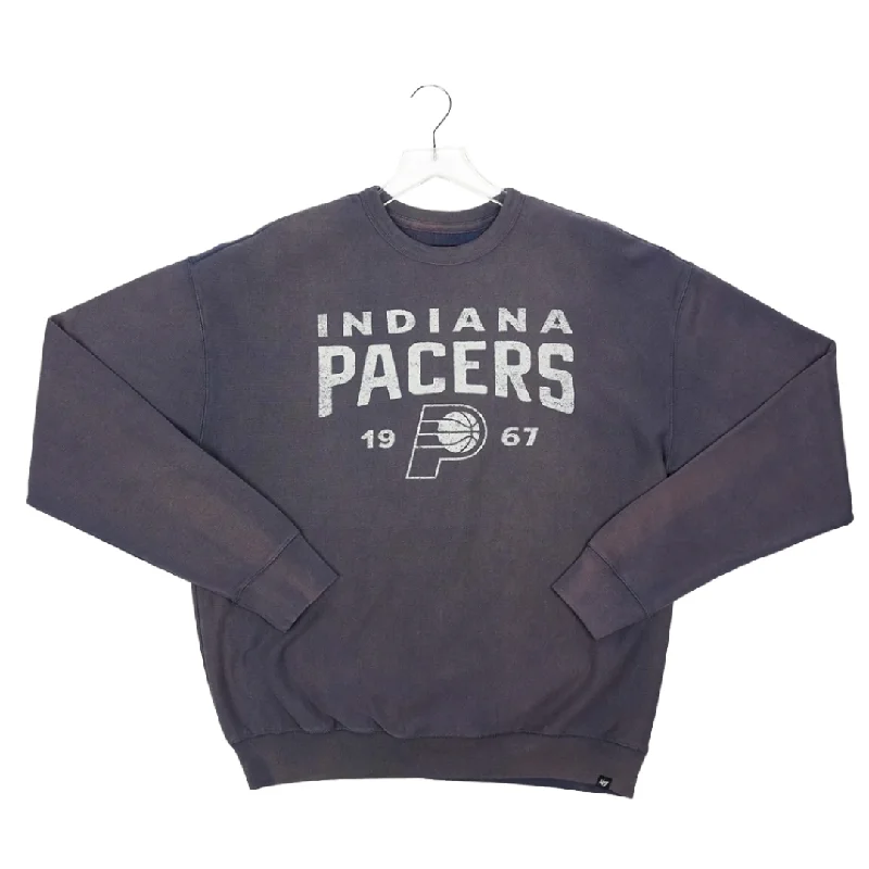 Adult Indiana Pacers Windsor River Crewneck Sweatshirt in Navy by '47