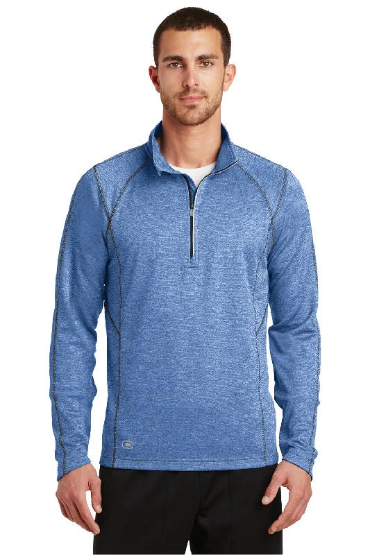 Ogio Mens Endurance Pursuit 1/4 Zip Sweatshirt - Electric Blue