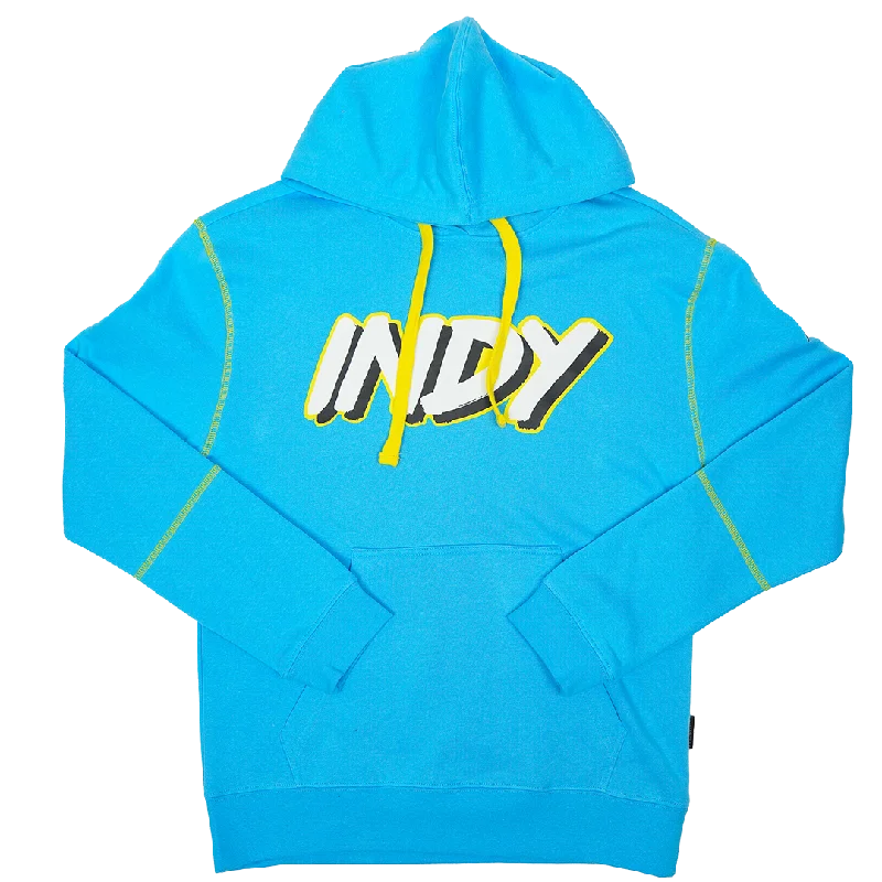 Adult Indiana Pacers 24-25' CITY EDITION Monument Hooded Sweatshirt in Aqua by Stadium Essentials