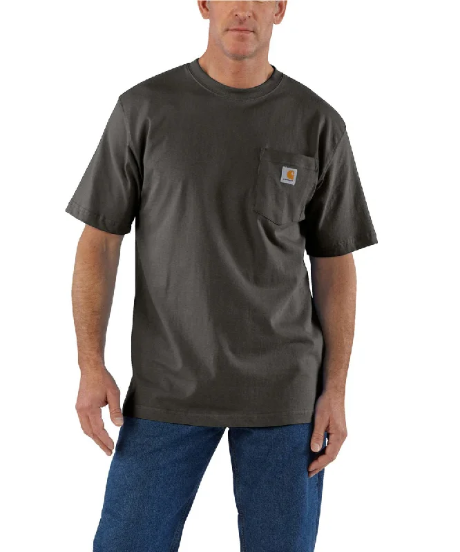 Carhartt K87 Workwear Pocket T-Shirt - Peat