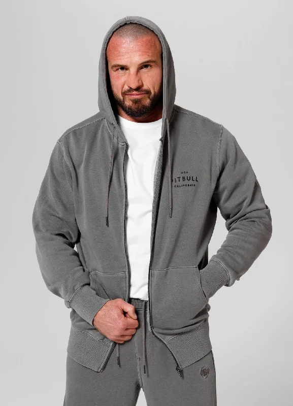 Men's Zip-up hoodie Washed Lancaster