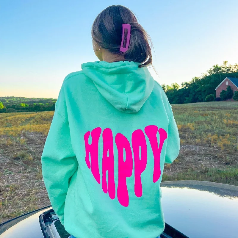 HAPPY HEART CREWNECK/HOODIE