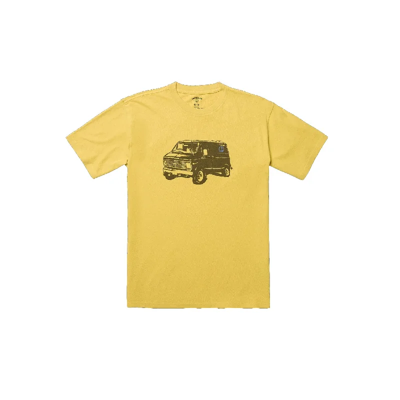 Captain Fin Co. Van Days Men's S/S T-Shirt - Yellow