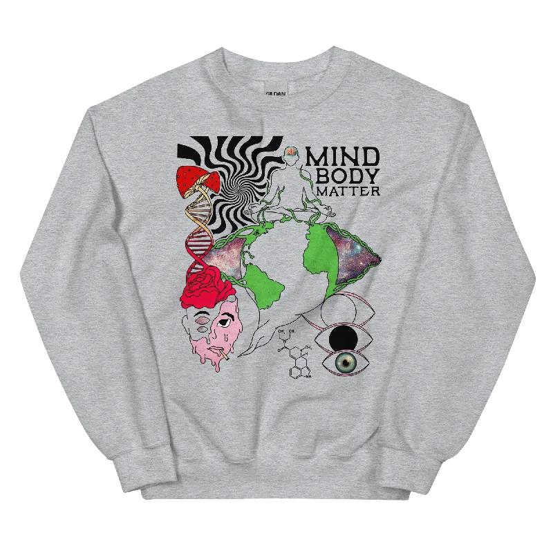 Mind Body Matter Graphic Sweatshirt