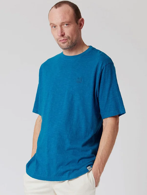 Kin Organic Cotton T-Shirt | Teal Blue