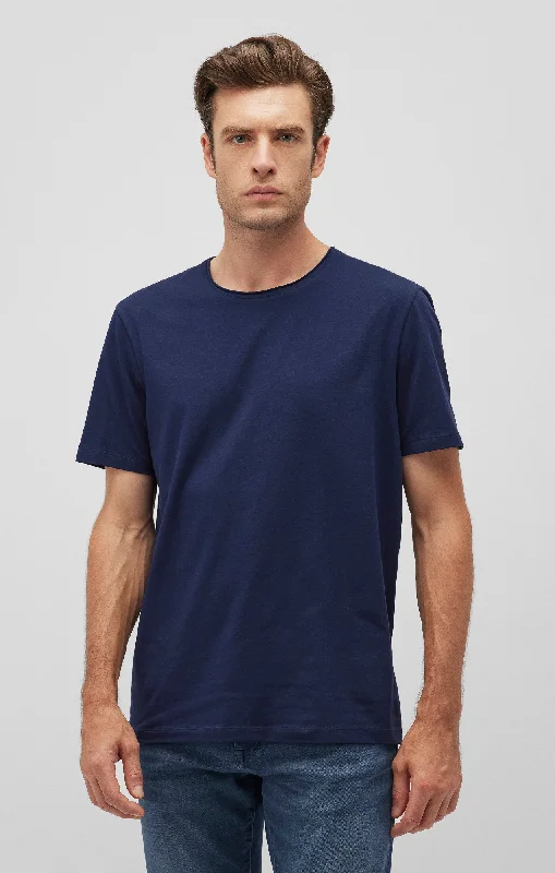 SHORT SLEEVE T-SHIRT IN MARITIME BLUE