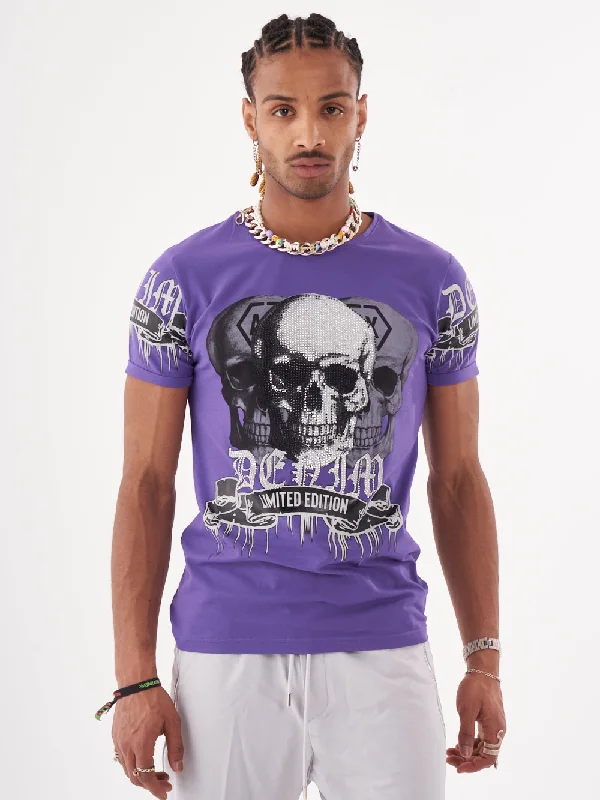 SKULL CRUSHER T-SHIRT | PURPLE