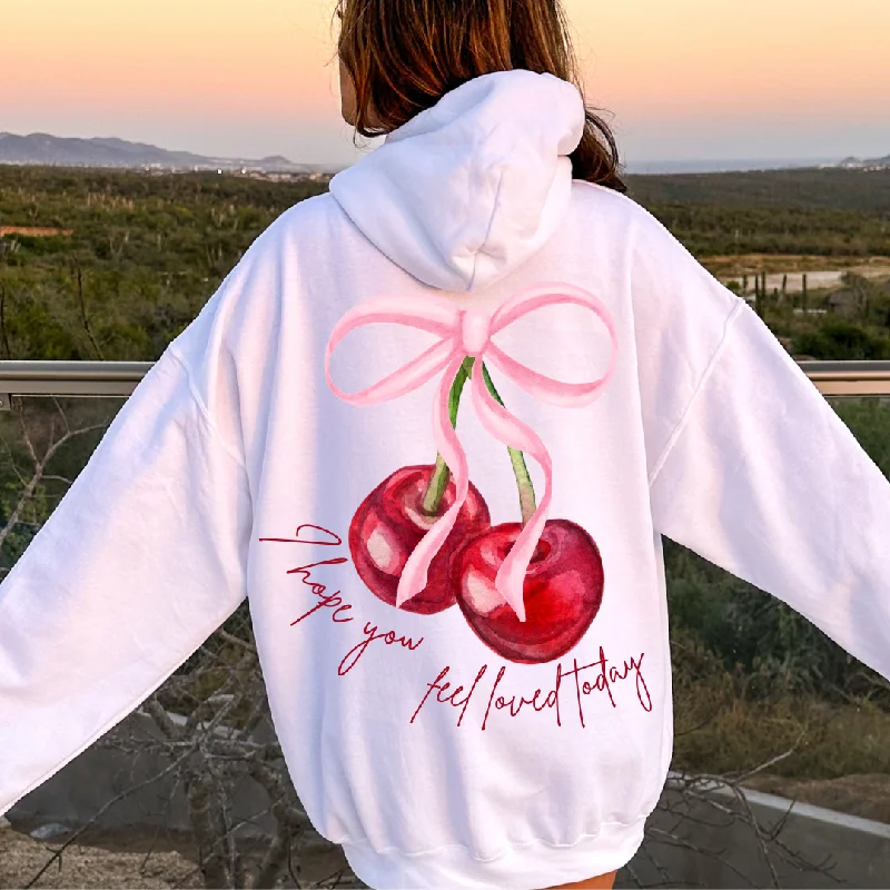 LOVED CHERRY SWEATSHIRT