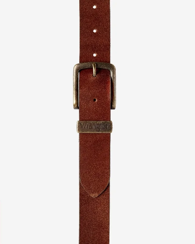 Wrangler Basic Metal Loop Belt - Cognac