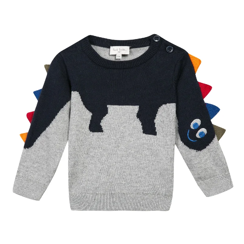 Paul Smith Junior Kids Boy Dino in Your Shoulder Sweater