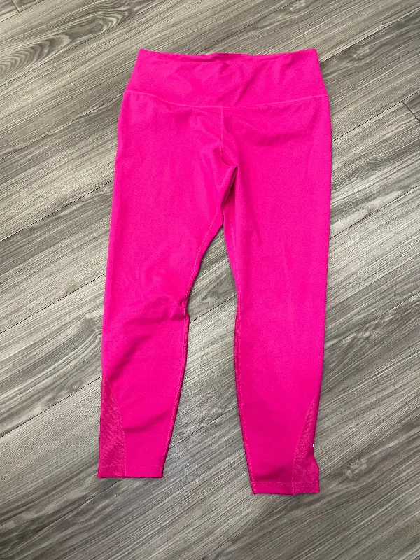 Athletic Leggings By Nike In Pink, Size: Xl