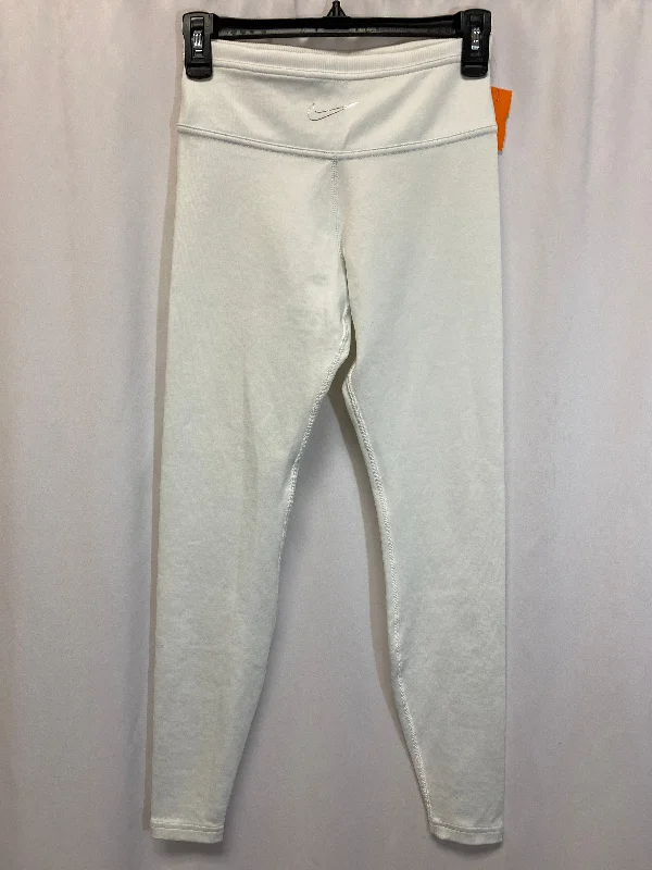 Athletic Leggings By Nike In White, Size: Xs