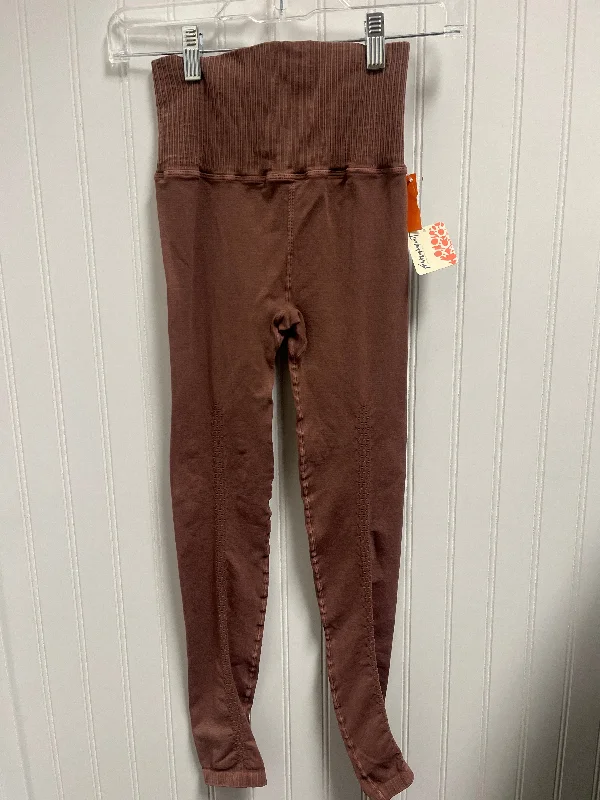 Athletic Leggings By Clothes Mentor In Brown, Size: Xs