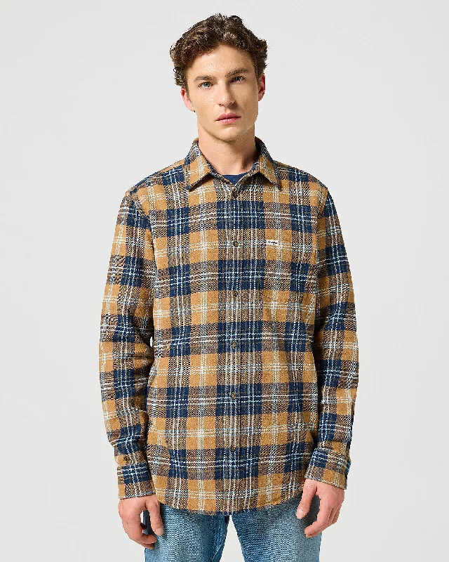 Wrangler 1 Pocket Shirt - Dijon