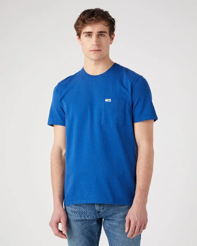 Wrangler Pocket Tee - True Blue